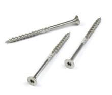 Rustfri terrasseskruer