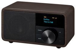  DAB+ Radio, Sangean DDR-7, mørk trefarge