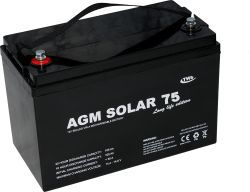 AGM Batteri:  75 AGM Solar, 12V