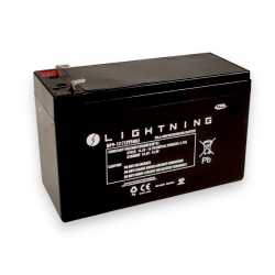 AGM Batteri:   9 AGM Lightning GP9, 12V 9Ah