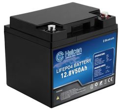 Lithium Batteri: LiFePO4 12V  50Ah, H, Bluetooth