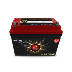 Lithium Batteri: LiFePO4 12V 100Ah, Perfektium HEAT BT