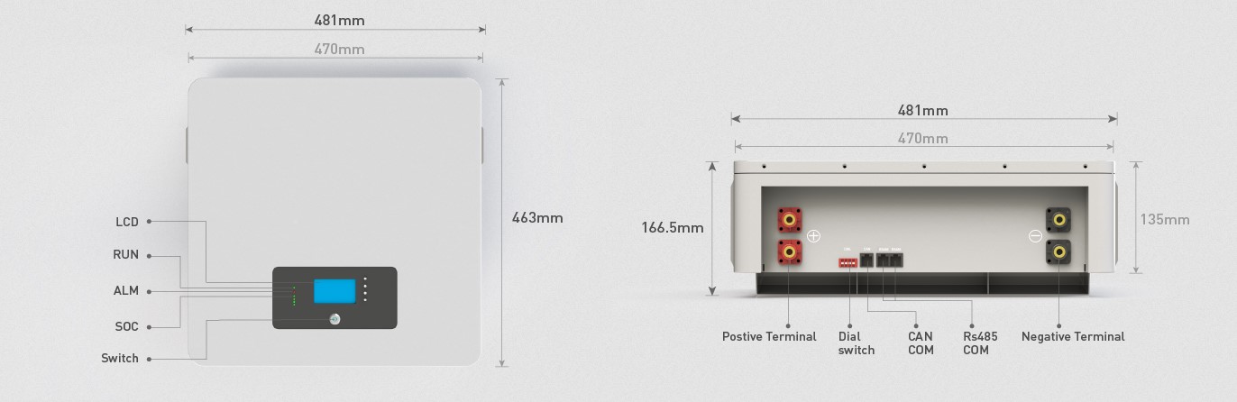 PowerWall lithiumbatteri med varmefolie