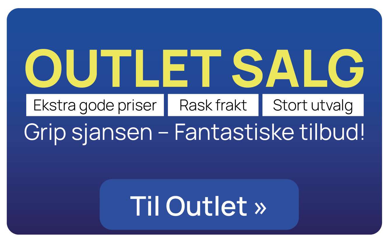 Sparelys Outlet varer gir deg muligheten til å handle hytteprodukter til reduserte priser.