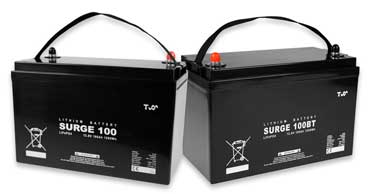Surge LiFePO4 Lithium batterier